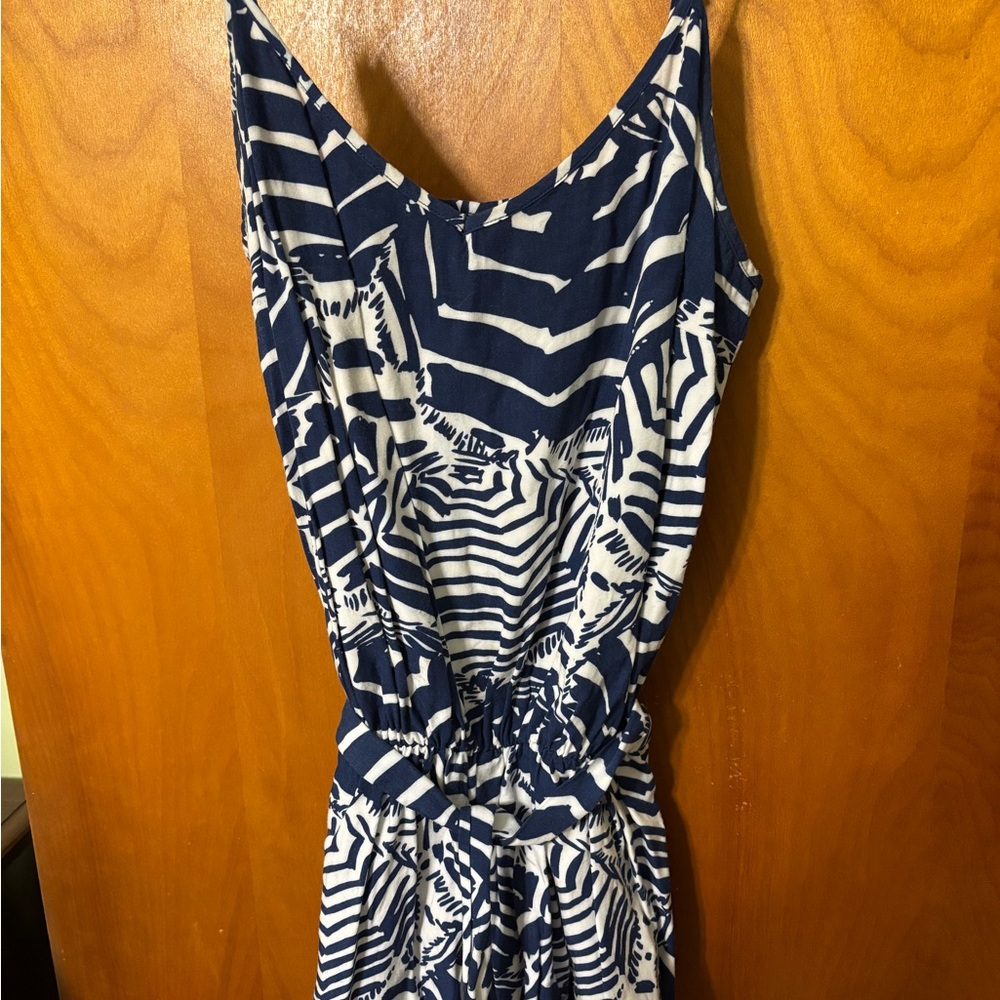 Lilly Pulitzer Navy and White Dress